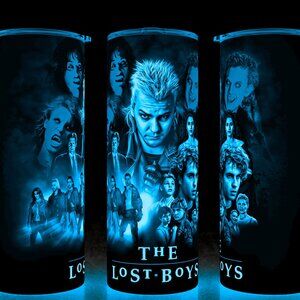 Glow in the Dark The Lost Boys 80s Vampire Classic  Movie Cup Mug Tumbler 20oz